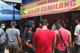 Komplotan perampok berpistol kuras toko emas di Pasar Villa Kenali Jambi