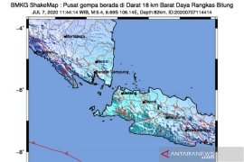 Gempa Lebak berpusat di darat akibat subduksi lempeng Indo-Australia