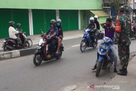 Koramil Banjarmasin Barat-Tengah tegakkan protokol kesehatan