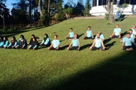 Satria Nusantara Langkat latihan peningkatan imun tubuh di Berastagi