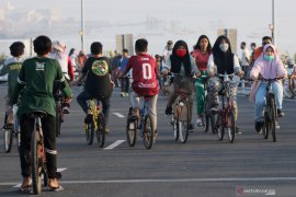 Infografik tren gowes melejit, sepeda lipat jadi favorit