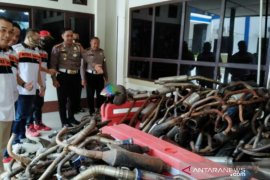 Ditlantas Babel amankan hampir 2.000 knalpot brong