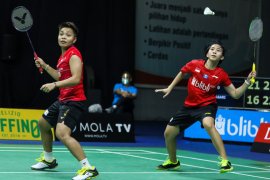 Apriyani/Mychelle  kandaskan Meilysa/Rachel dalam rubber game