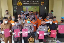 Polres Cianjur tangkap 11 orang bandar narkoba