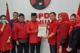 Pilkada Kuansing, Halim-Konperensi kantongi SK dukungan DPP PDI Perjuangan