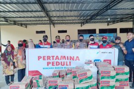 Pertamina MOR VII salurkan bantuan satu ton beras di Luwu Utara