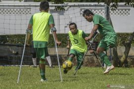 Latihan jelang Piala Asia Amputee Football