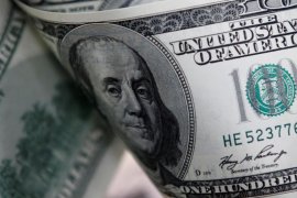 Dolar tembus level tertinggi dua minggu dipicu permintaan "safe haven"