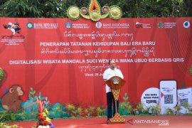 Gubernur resmikan tatanan kehidupan Bali Era Baru di "Monkey Forest" Ubud