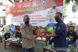 Polda Kalsel dan BKSDA gandeng komunitas otomotif selamatkan satwa