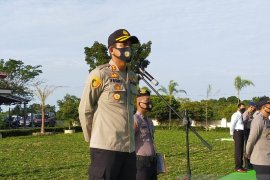 Polres Bangka Barat gelar simulasi sispamkota Pilkada 2020