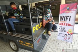 Polsek Puncu Kediri sediakan fasilitas wifi gratis bagi pelajar