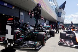 Hamilton rebut "pole position" ketujuh kalinya di Silverstone