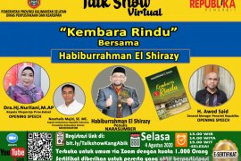 Giliran penulis "Ayat-ayat Cinta" isi webinar Dispersip Kalsel