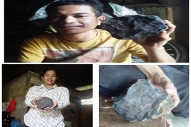 Batu hitam milik Josua yang jatuh dari langit langsung ditawar Rp200 juta