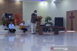 GPdI Palu  gelar doa perdana dengan terapkan protokol kesehatan