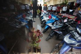 Dua napi asimilasi ditahan Polsek Kuta Selatan karena curanmor