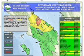 BMKG catat terjadi 15.927 petir pada akhir Juli di  Sumut