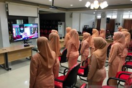 Kepengurusan DWP Tanah Laut dilantik secara online