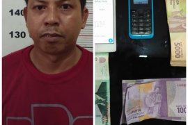 Satreskrim Unit Pidum Polres Langkat tangkap penjudi togel Sidney
