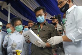 Menteri Pertanian kunjungi pabrik tapioka di Bangka