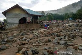 Banjir terjang Desa Walatana, Kabupaten Sigi, Sulawesi Tengah