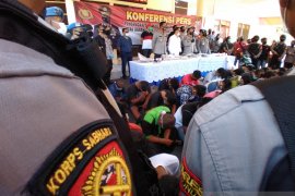 Jadi tersangka, 45 oknum anggota PSHT Situbondo terancam hukuman delapan tahun penjara