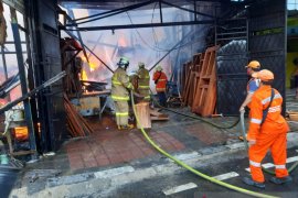 Empat tempat usaha di Pondok Kopi kebakaran, keugian Rp300 juta