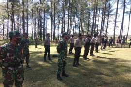Polri-TNI tegakkan disiplin protokol kesehatan di perkemahan Lembanna Malino