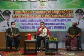 Pedagang Tungging sepakat retribusi menjadi bulanan