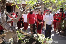 Di Gianyar, Putri Koster resmikan Rumah Kreatif dan Taman "Hatinya" PKK