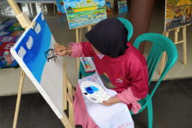 70 peserta ambil bagian ikuti lomba lukis koleksi museum tingkat SD