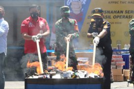 Bea Cukai Malang musnahkan barang bukti penindakan senilai Rp1,5 miliar