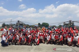Puluhan siswa Bogor ikuti "Akademi Merah Putih" di Lanud Atang Senjaya