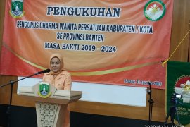DWP Banten ajak anggotanya sosialisasikan wajib gunakan masker
