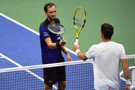 Medvedev menang atas Federico Delbonis di US Open