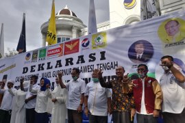 10 parpol koalisi deklarasi Rusdi-Ma'mun maju Pilkada Sulteng