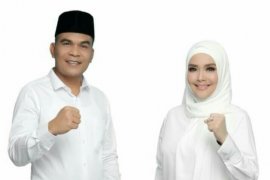 Minggu, Paslon KDI mendaftar di KPU Bengkalis