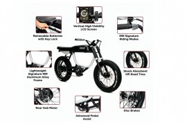Anza Monday Motorbikes, sepeda listrik berdesain unik