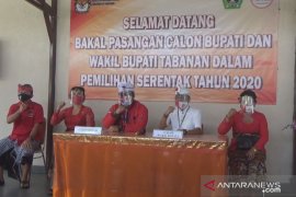 KPU Tabanan jalankan protokol kesehatan untuk Pendaftaran Pilkada 2020