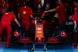 Vettel bersyukur tak ada fan saksikan malapetaka Ferrari di tribun Monza