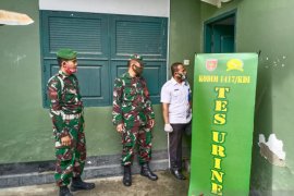 Kodim 1417/ Kendari tes urine prajurit Babinsa