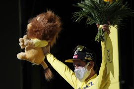Klasemen sementara Tour de France setelah etape ke-12