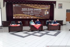 KPU Kabupaten Kediri putuskan DPS pilkada 1.234.918 orang