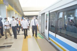 Menhub tinjau konektivitas transportasi antarmoda di Kota Palembang