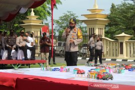 Polres OKU gelar simulasi Pilkada 2020  dengan protokol kesehatan