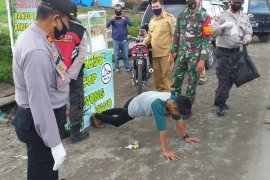 Polres Simalungun tindak pelanggar protokol kesehatan COVID-19