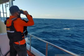 Basarnas melanjutkan pencarian empat korban kapal kargo terbakar