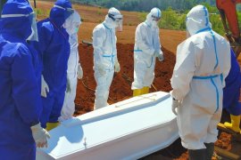 UP2KP makamkan satu pasien COVID-19 di Kota Jayapura