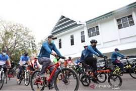Haornas ke-37, Pemkab Bantaeng gelar sepeda santai dan bersih kota